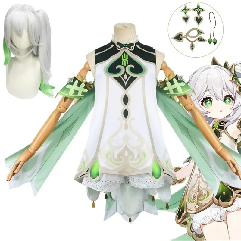 Bear's Den Genshin Impact Nahida Lesser Lord Kusanali Cosplay Costume Dress Uniform Suit Halloween Carnival Party Clot New 2025
Bear's Den Genshin Impact Nahida Lesser Lord Kusanali Cosplay Costume Dress Uniform Suit Halloween Carnival Party Clot New 2025