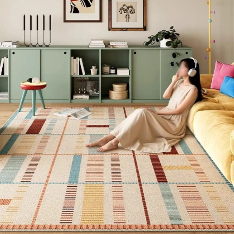 Carpet for Living Room Retro Advanced Geometric Pattern Bedroom Rug Large Area Stylish Decorative Coffee Table Mat Alfombra 러그
Carpet for Living Room Retro Advanced Geometric Pattern Bedroom Rug Large Area Stylish Decorative Coffee Table Mat Alfombra 러그