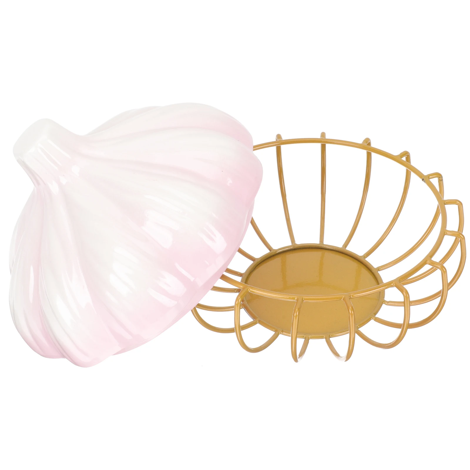 Garlic Keeper Ceramic Egg Basket Stainless Steel Storage Container Home Supply Fruit Bowl Countertop Hollow Holder Kitchen
Garlic Keeper Ceramic Egg Basket Stainless Steel Storage Container Home Supply Fruit Bowl Countertop Hollow Holder Kitchen