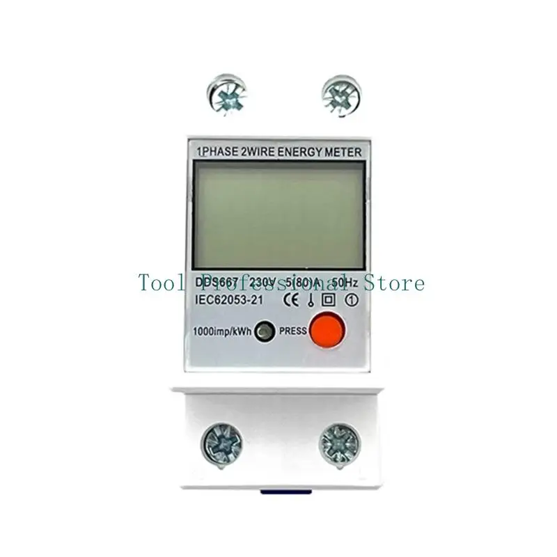 57QF Din Rail Consumption Wattmeter Monitors Electricity Meter Watt KWh Power Amp Meter Multimeter Voltage Meter
57QF Din Rail Consumption Wattmeter Monitors Electricity Meter Watt KWh Power Amp Meter Multimeter Voltage Meter