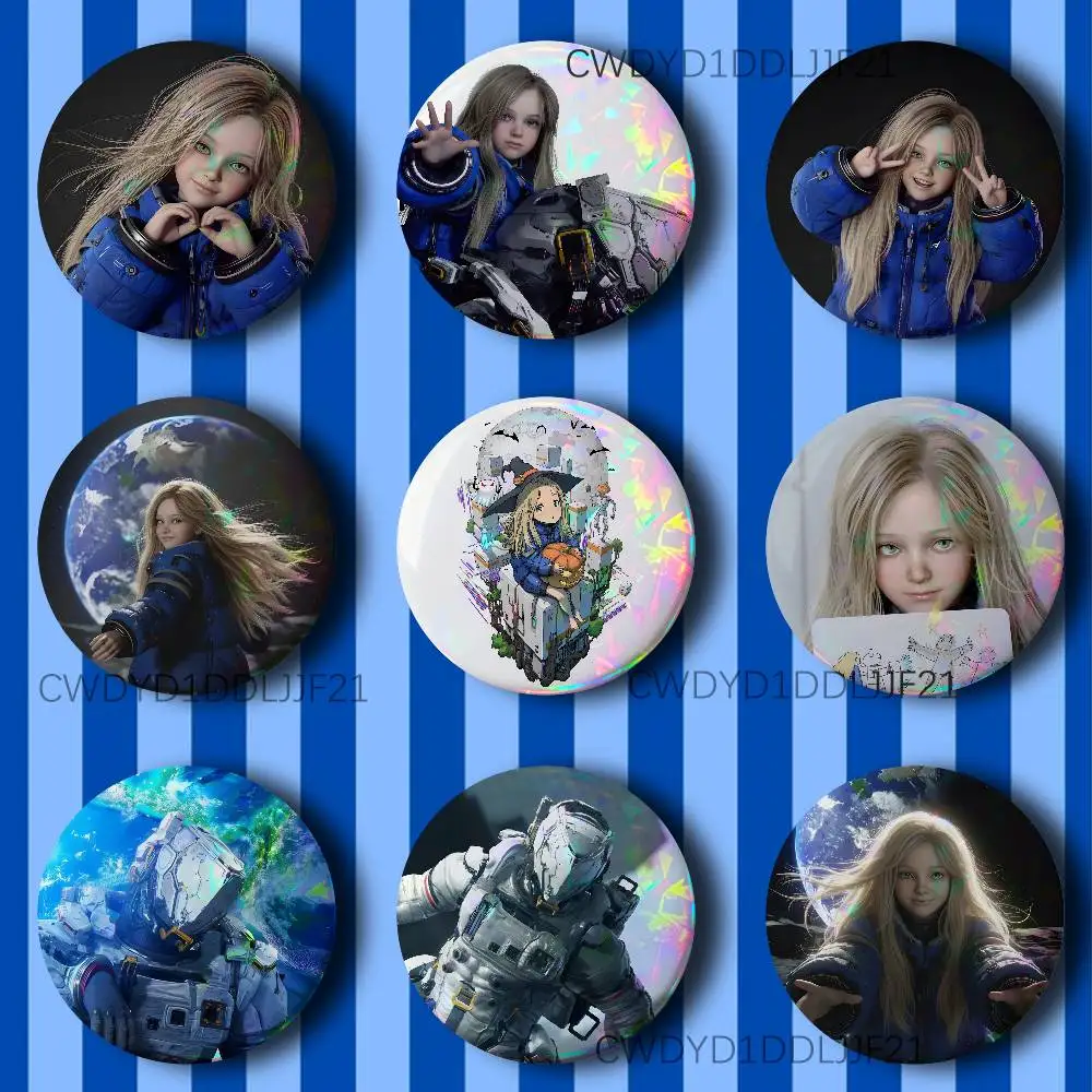 P-Pragmata Diana Game Button Pins Tinplate Brooches Cartoon Creative Badge for Backpack Clothes Decor
P-Pragmata Diana Game Button Pins Tinplate Brooches Cartoon Creative Badge for Backpack Clothes Decor