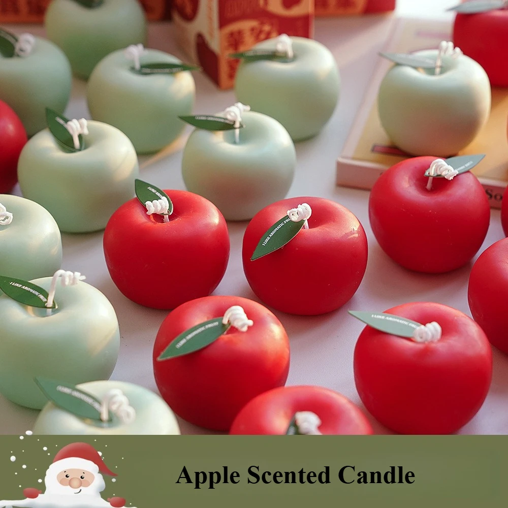 5pcs Decoration Apple Candle Artificial Creative 3D Apple Candles Say Wax Candle Gift for New Year Christmas Party Mother Gifts
5pcs Decoration Apple Candle Artificial Creative 3D Apple Candles Say Wax Candle Gift for New Year Christmas Party Mother Gifts