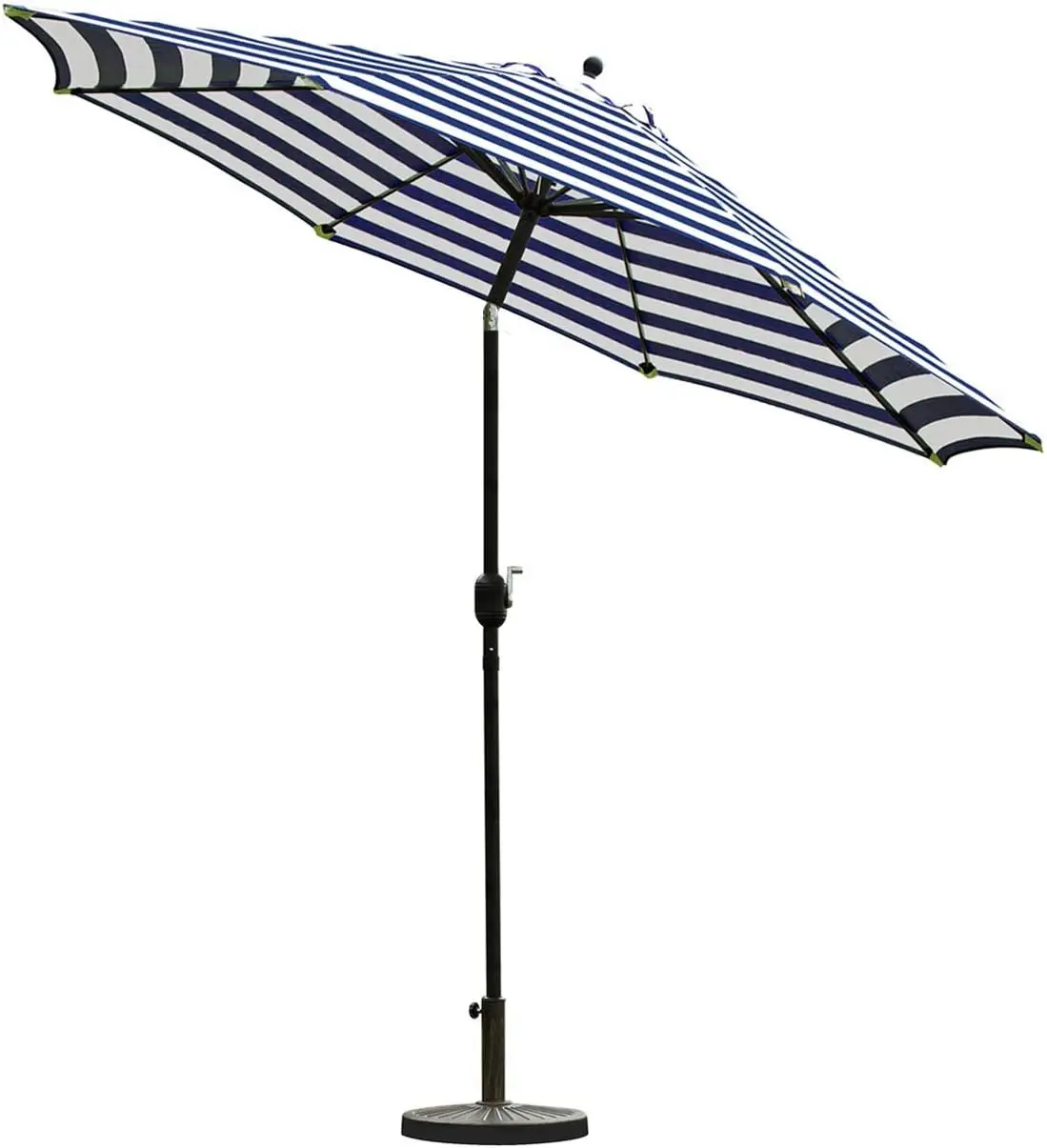 9' Patio Umbrella Outdoor Table Umbrella with 8 Sturdy Ribs (Blue and White)
9' Patio Umbrella Outdoor Table Umbrella with 8 Sturdy Ribs (Blue and White)