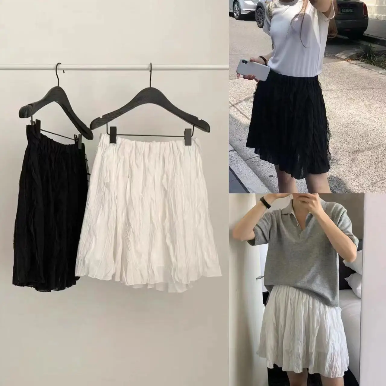 Лето 2023, юбка трапециевидной формы с высокой талией, женская однотонная утягивающая плиссированная юбка с эластичной резинкой на талии
Лето 2023, юбка трапециевидной формы с высокой талией, женская однотонная утягивающая плиссированная юбка с эластичной резинкой на талии