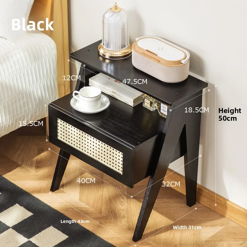 Bedside table, bedroom simple modern small cabinet, simple small bedside storage cabinet, household new storage bedside cabinet
Bedside table, bedroom simple modern small cabinet, simple small bedside storage cabinet, household new storage bedside cabinet