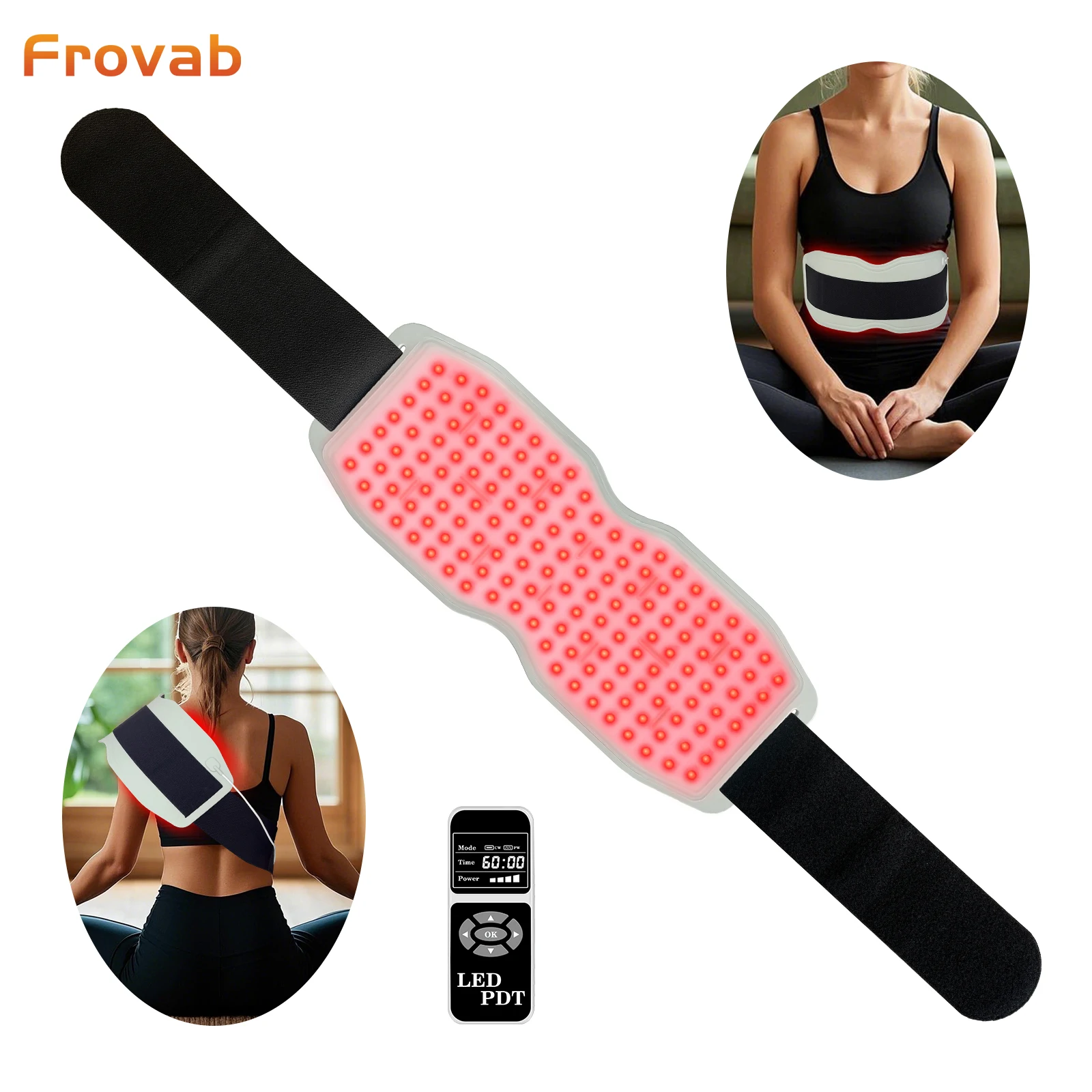150x660nm 150x850nm 150x940nm Portable Infrared Light Therapy Belt Wearable Belt Neck Therapeutic Pain Relief
150x660nm 150x850nm 150x940nm Portable Infrared Light Therapy Belt Wearable Belt Neck Therapeutic Pain Relief