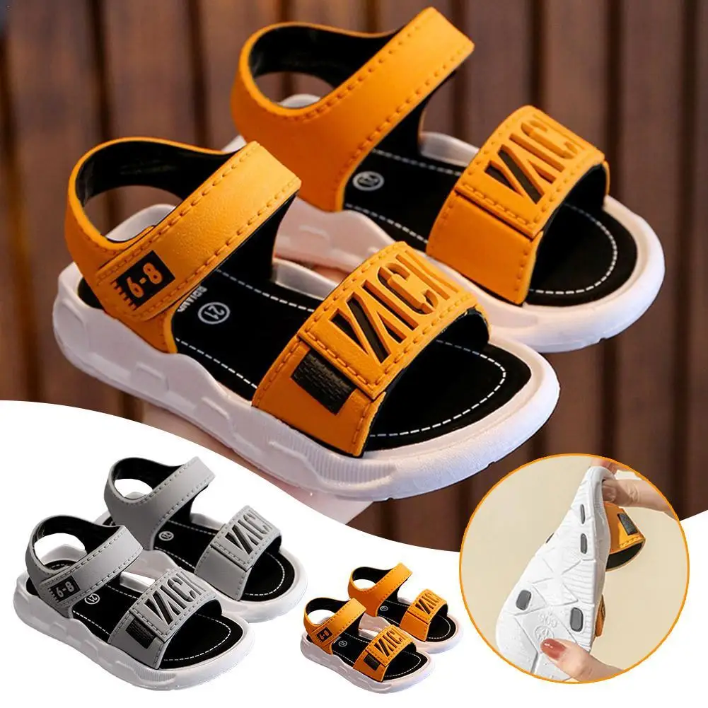 2025 Children's Summer Boys Leather Sandals Baby Shoes Kids Flat Child Beach Shoes Sports Soft Non-slip Casual Toddler Sandals
2025 Children's Summer Boys Leather Sandals Baby Shoes Kids Flat Child Beach Shoes Sports Soft Non-slip Casual Toddler Sandals