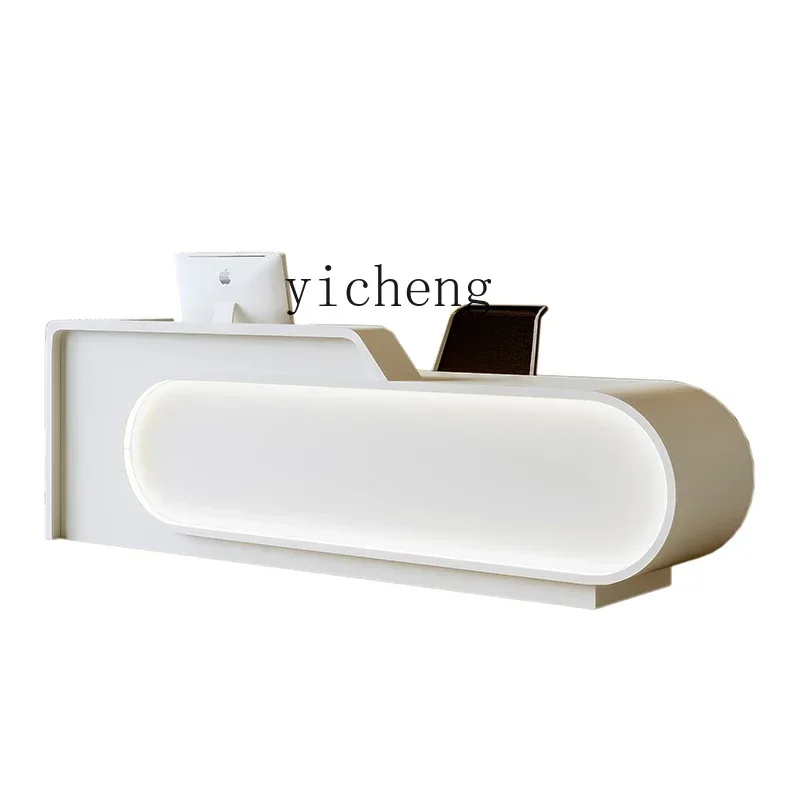 XL Modern Simple and Light Luxury Beauty Salon Dedicated Bar Counter Cashier Reception
XL Modern Simple and Light Luxury Beauty Salon Dedicated Bar Counter Cashier Reception