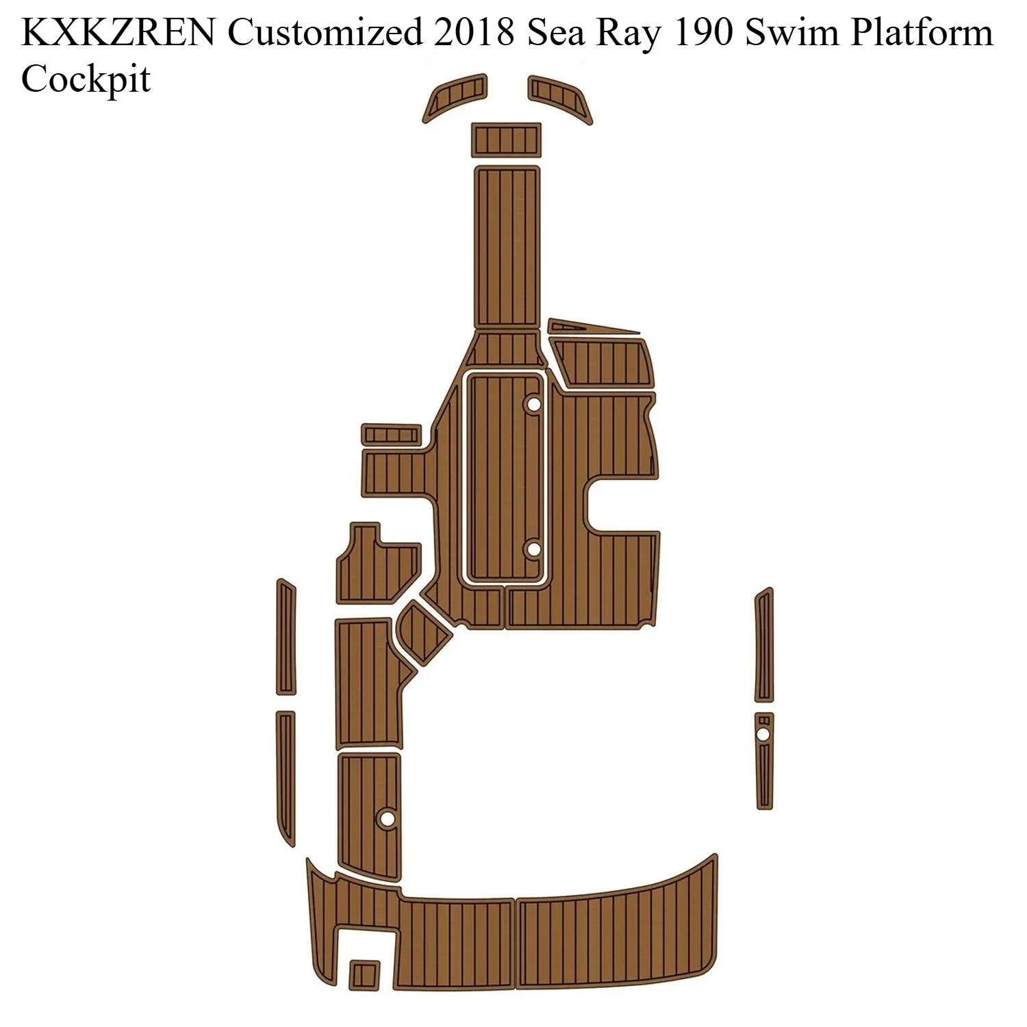 KXKZREN Customized 2018 Sea Ray 190 Swim Platform Cockpit EVA Foam Vehicle Pad Self Adhesive Boat/yacht Non-slip Flooring Pad
KXKZREN Customized 2018 Sea Ray 190 Swim Platform Cockpit EVA Foam Vehicle Pad Self Adhesive Boat/yacht Non-slip Flooring Pad