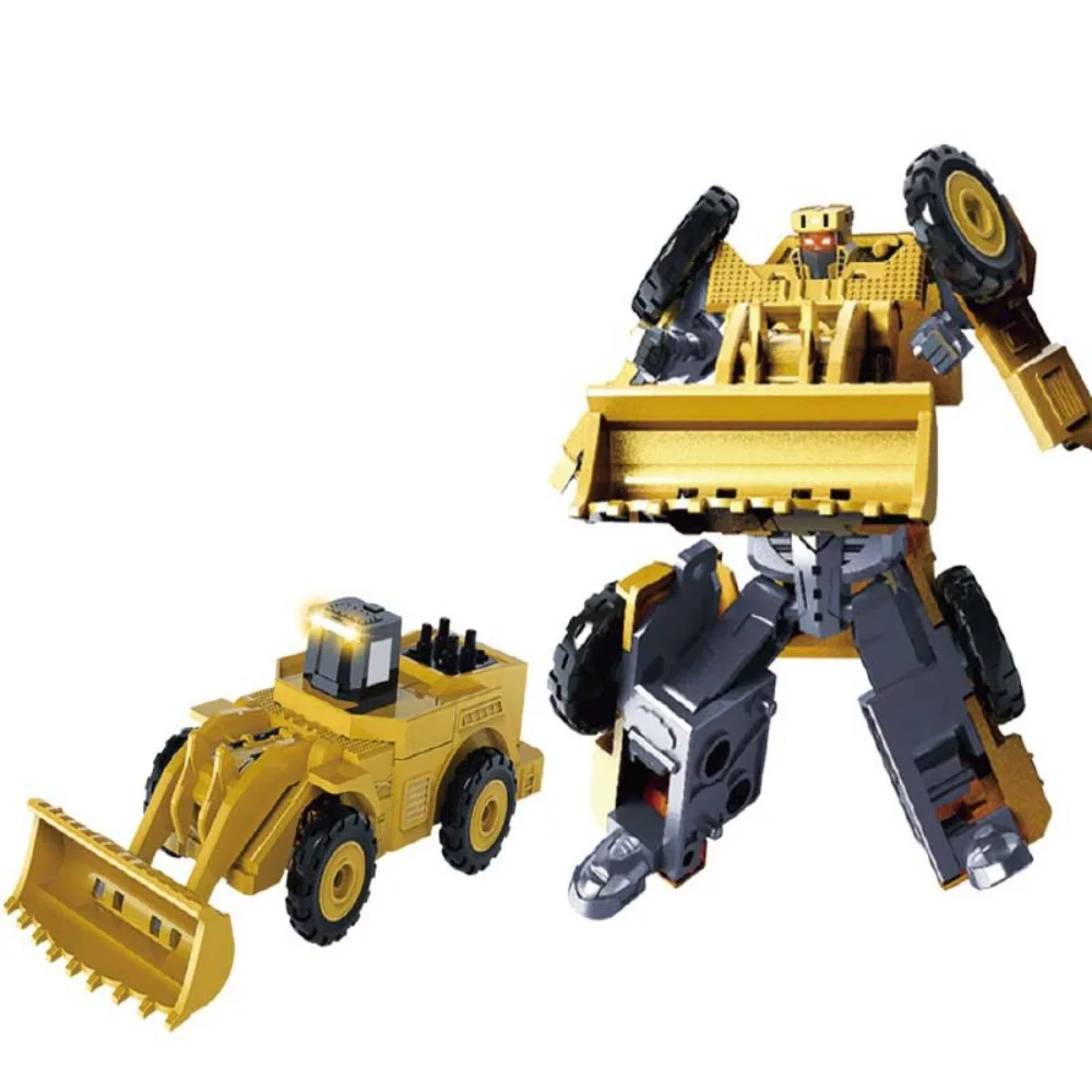 2 in 1 Deformation Robot Train Bulldozer Excavator Transformation Robot Movable Railway Train Engineering Vehicle Robot
2 in 1 Deformation Robot Train Bulldozer Excavator Transformation Robot Movable Railway Train Engineering Vehicle Robot