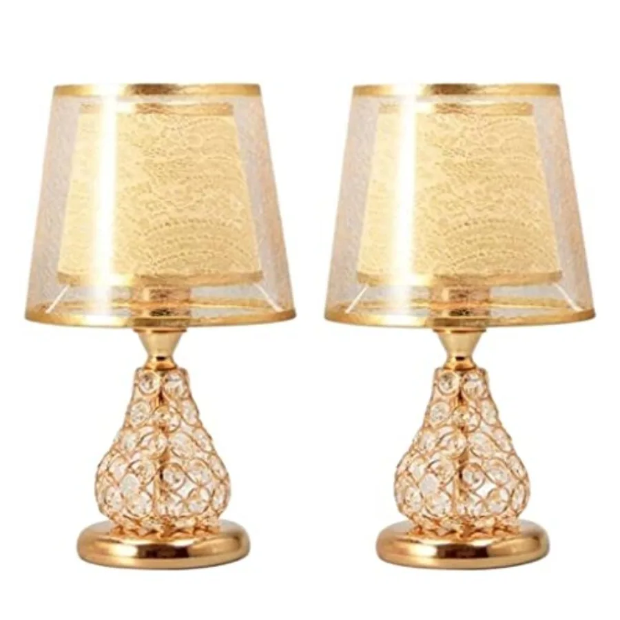 Farmhouse Table Lamp Set Of 2 Crystal Table Lamp, Warm Light Bedroom Bedside Lamp Night Light, Living Room Hotel Wedding Decora
Farmhouse Table Lamp Set Of 2 Crystal Table Lamp, Warm Light Bedroom Bedside Lamp Night Light, Living Room Hotel Wedding Decora