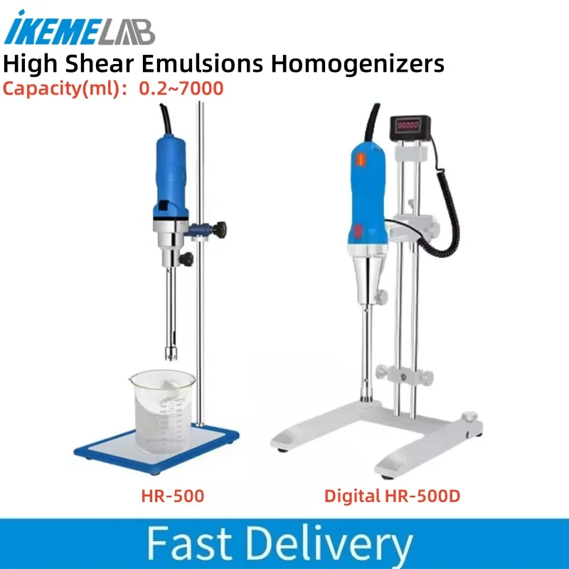 IKEME High Shear Homogenizer Emulsifier 34000rpm Cosmetics Food Paints Wax Oil Emulsions Homogenizers Laboratory Mixer Machine
IKEME High Shear Homogenizer Emulsifier 34000rpm Cosmetics Food Paints Wax Oil Emulsions Homogenizers Laboratory Mixer Machine