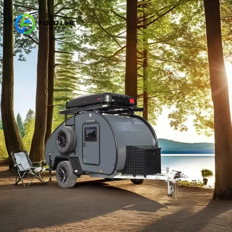 Designer Quality Fiberglass Body Teardrop Camper Customized Galvanized Steel Chassis Lightweight Offroad RV Furniture
Designer Quality Fiberglass Body Teardrop Camper Customized Galvanized Steel Chassis Lightweight Offroad RV Furniture