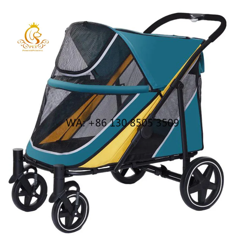 Luxury 4 Wheels Pet Carriers Wagon Jogging Travel Puppy Dogs Cats Carts Foldable Stroller
Luxury 4 Wheels Pet Carriers Wagon Jogging Travel Puppy Dogs Cats Carts Foldable Stroller