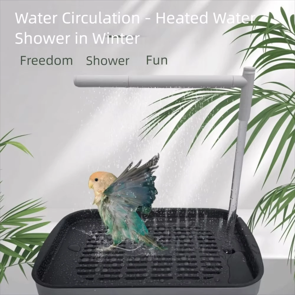 Automatic Bird Bathtub with Running Water USB Electric Shower Box for Lovebird Ferret Cockatiel Supplies
Automatic Bird Bathtub with Running Water USB Electric Shower Box for Lovebird Ferret Cockatiel Supplies