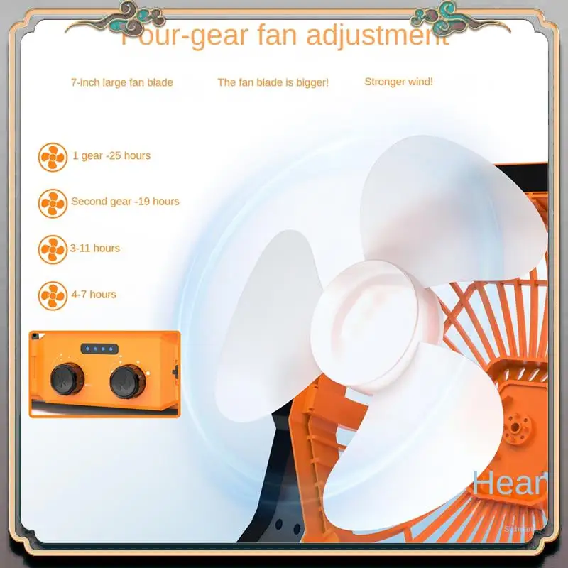Durable Portable Camping Fan With LED Lantern 8000Mah Outdoor Fan Personal Rechargeable Fan For Travel, Hiking, Fishing, Picni D
Durable Portable Camping Fan With LED Lantern 8000Mah Outdoor Fan Personal Rechargeable Fan For Travel, Hiking, Fishing, Picni D