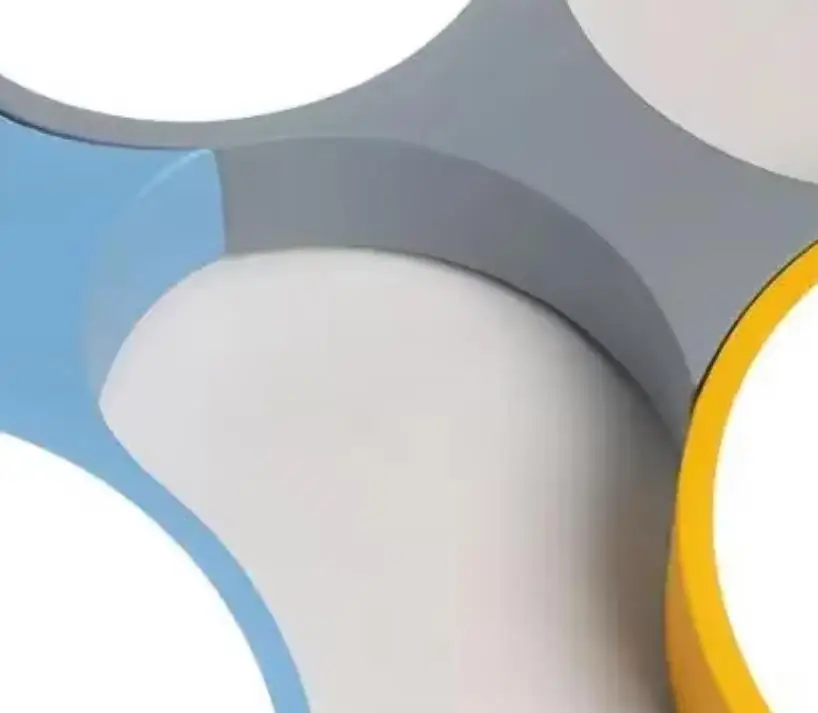 Creative mosaic design simple Nordic color bedroom study room children room LED dimming iron ceiling lamp 
Creative mosaic design simple Nordic color bedroom study room children room LED dimming iron ceiling lamp