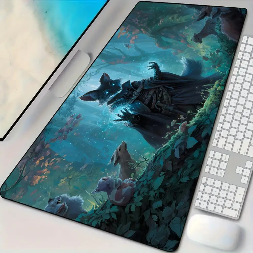 Forest Fantasy Wizard Mouse Pad Desk Mat with Stitched Edge Rubber anti-slip Durable pc accessories Gaming mats maus pad rug
Forest Fantasy Wizard Mouse Pad Desk Mat with Stitched Edge Rubber anti-slip Durable pc accessories Gaming mats maus pad rug