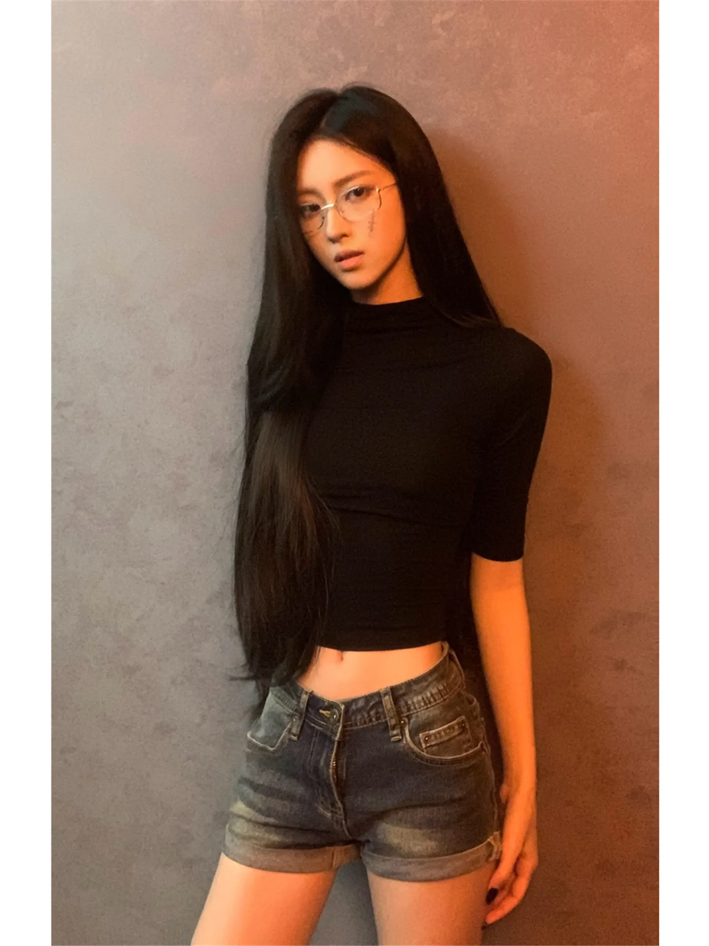 American Vintage Low Waist Denim Hot Pants Women Summer Slimming Millennium Sexy Washed Cuffed Shorts Retro Style Casual Cott...
American Vintage Low Waist Denim Hot Pants Women Summer Slimming Millennium Sexy Washed Cuffed Shorts Retro Style Casual Cott...