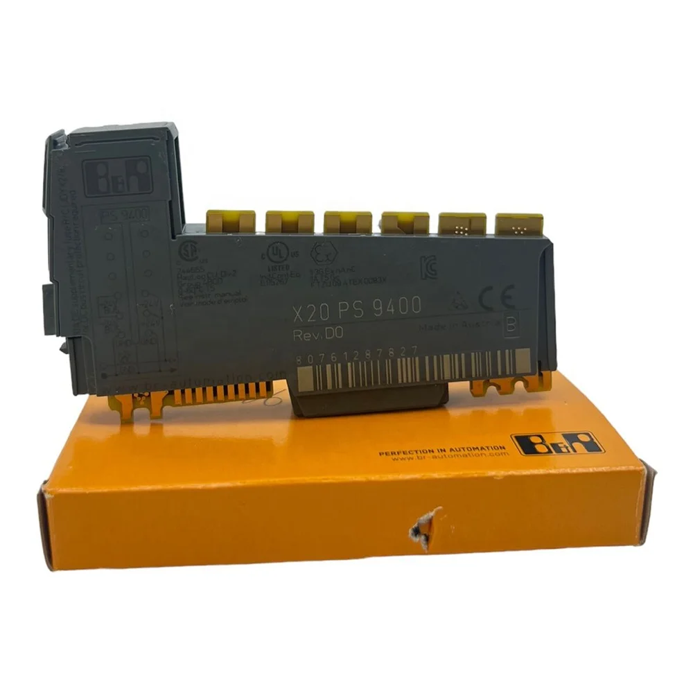 B&R Automation X20 System PLC Bus Module X20PS9400 Power Supply Module X20PS 9400
B&R Automation X20 System PLC Bus Module X20PS9400 Power Supply Module X20PS 9400
