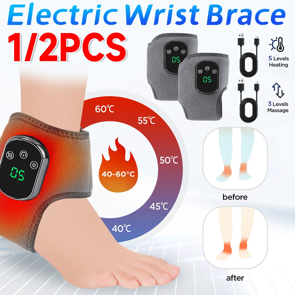 Электрический массажер для ног и рук можно вибрать и подогревать лодыжки и лодыжки, портативный кронштейн для суставов, который можно расслаблять. 
Электрический массажер для ног и рук можно вибрать и подогревать лодыжки и лодыжки, портативный кронштейн для суставов, который можно расслаблять.