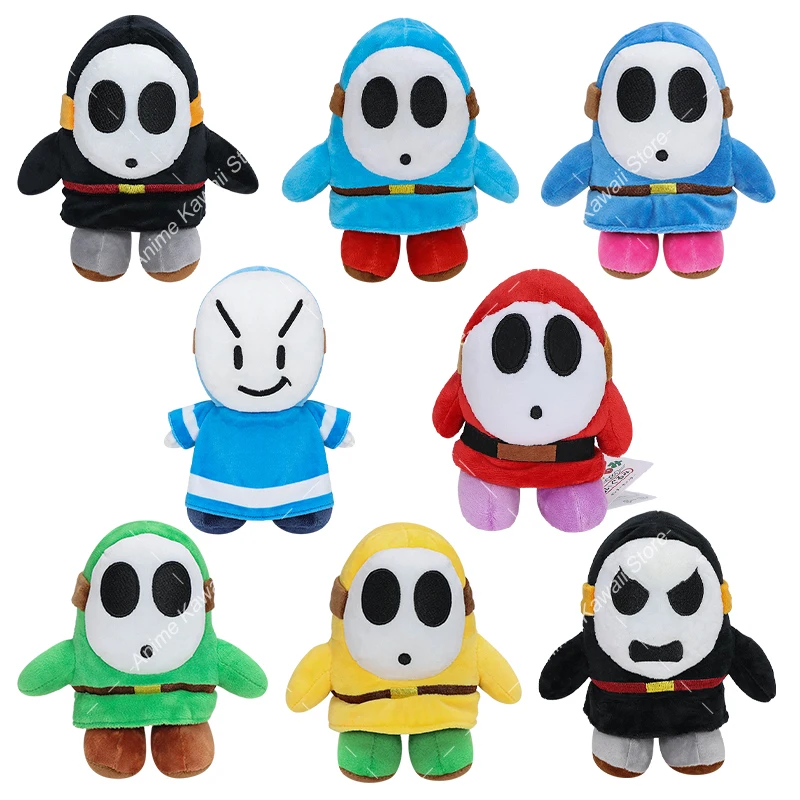 8 Styles Mario Stuffed Toys Black Shy Guy Light-blue Shy Guy Plush Anime Doll Plushie Best Gifts for Children Kids Birthday Gift
8 Styles Mario Stuffed Toys Black Shy Guy Light-blue Shy Guy Plush Anime Doll Plushie Best Gifts for Children Kids Birthday Gift