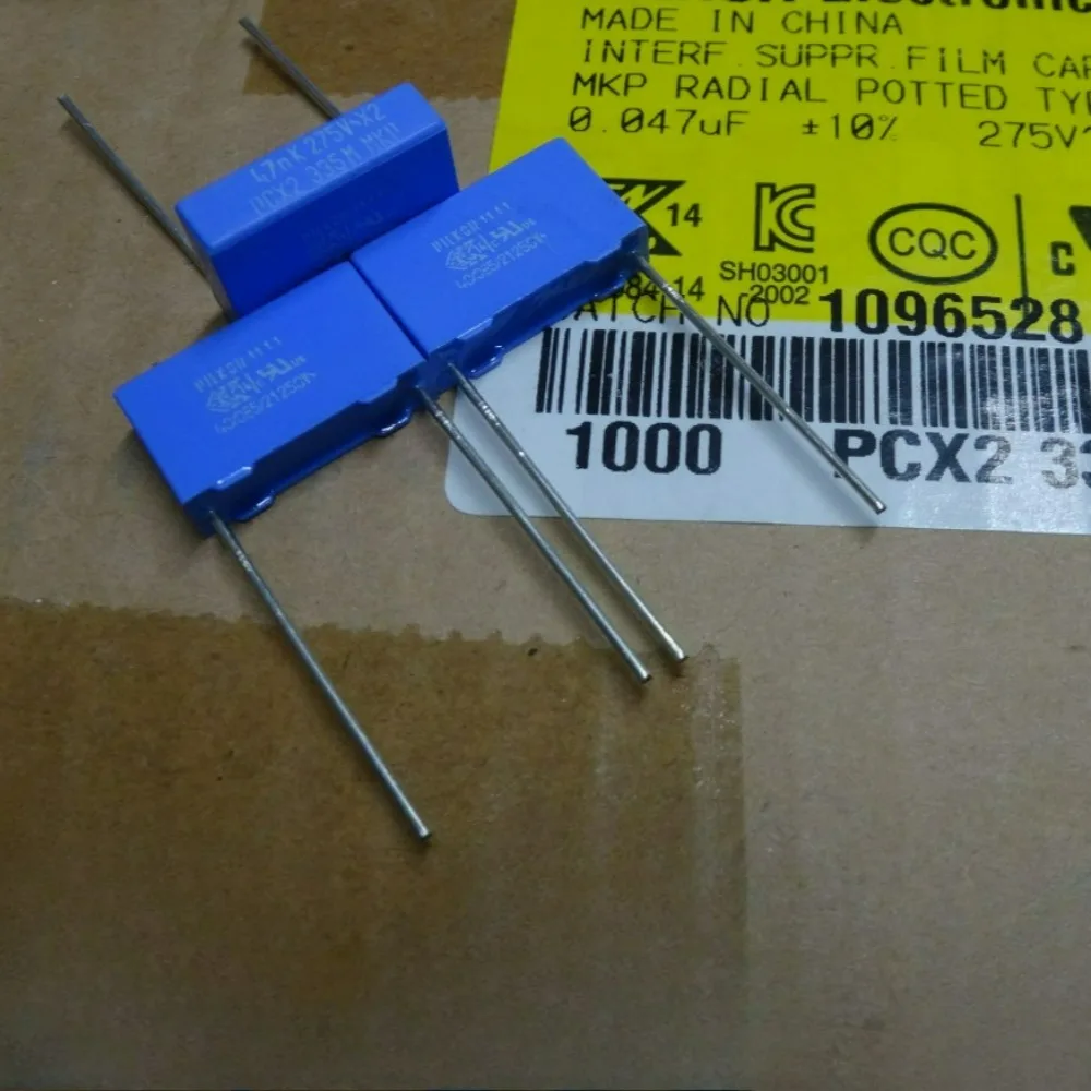 10pcs/lot MKP335 0.047uf 275vAC 47nf 473 K Brand new 15mm Film capacitor PCX2335MD473
10pcs/lot MKP335 0.047uf 275vAC 47nf 473 K Brand new 15mm Film capacitor PCX2335MD473
