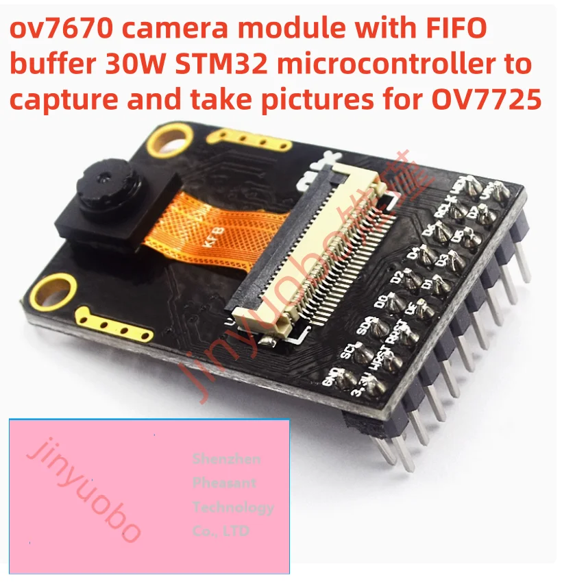 1PCS New ov7670 camera module with FIFO buffer 30W STM32 microcontroller to capture and take pictures for OV7725
1PCS New ov7670 camera module with FIFO buffer 30W STM32 microcontroller to capture and take pictures for OV7725