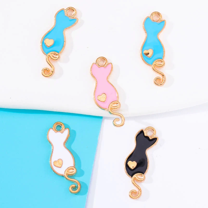 JQ 20pcs 9*25mm Pink Enamel Alloy Cat Fashion Pendant Charm Jewelry Making Craft Supplies DIY Necklace Bracelet Earring Material
JQ 20pcs 9*25mm Pink Enamel Alloy Cat Fashion Pendant Charm Jewelry Making Craft Supplies DIY Necklace Bracelet Earring Material