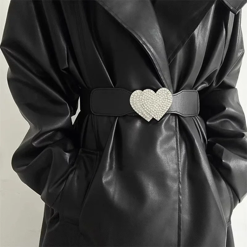 Fashion Women Heart Belt Solid Color Versatile Elastic Waist Waistband New Match Dress Blazer Female Belts 2DB2360
Fashion Women Heart Belt Solid Color Versatile Elastic Waist Waistband New Match Dress Blazer Female Belts 2DB2360