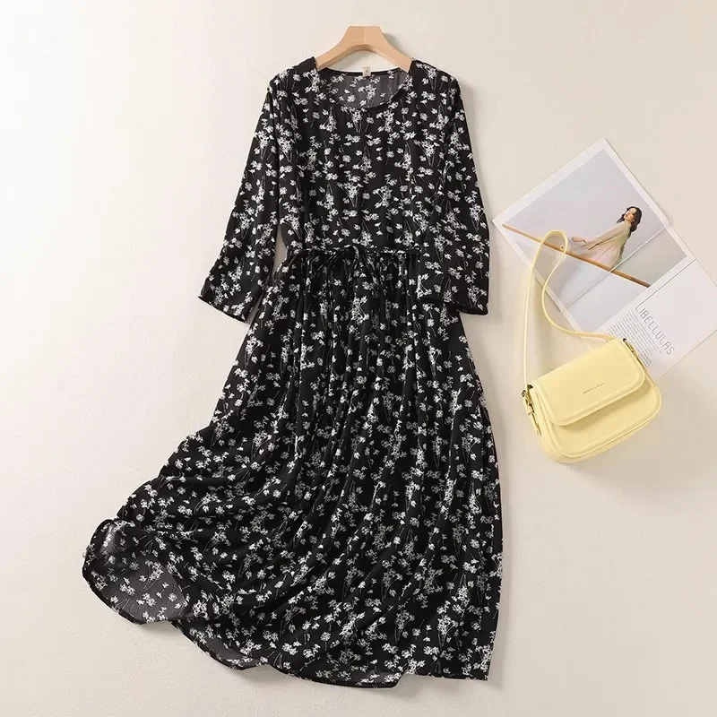Pop Age-reduced Women Midi Dresses New Summer Elegant Fashion Floral Print Draped Chiffon Party Dress For Women Ropa Mujer
Pop Age-reduced Women Midi Dresses New Summer Elegant Fashion Floral Print Draped Chiffon Party Dress For Women Ropa Mujer