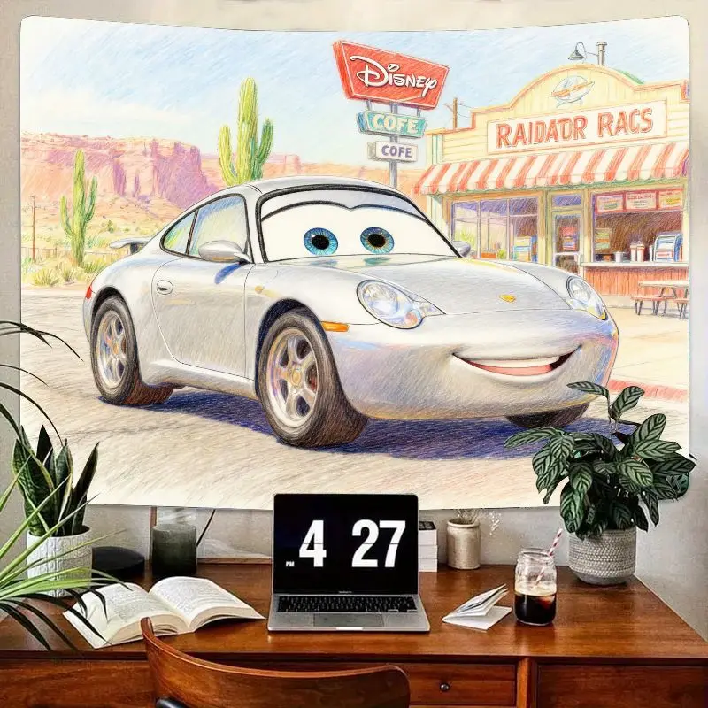 1PC Disney Pixar Cars Sally Carrera Tapestry, Fun Sketch Art Wall Hanging for Kids Room Bedroom Living Room Decor, Polyester Car
1PC Disney Pixar Cars Sally Carrera Tapestry, Fun Sketch Art Wall Hanging for Kids Room Bedroom Living Room Decor, Polyester Car