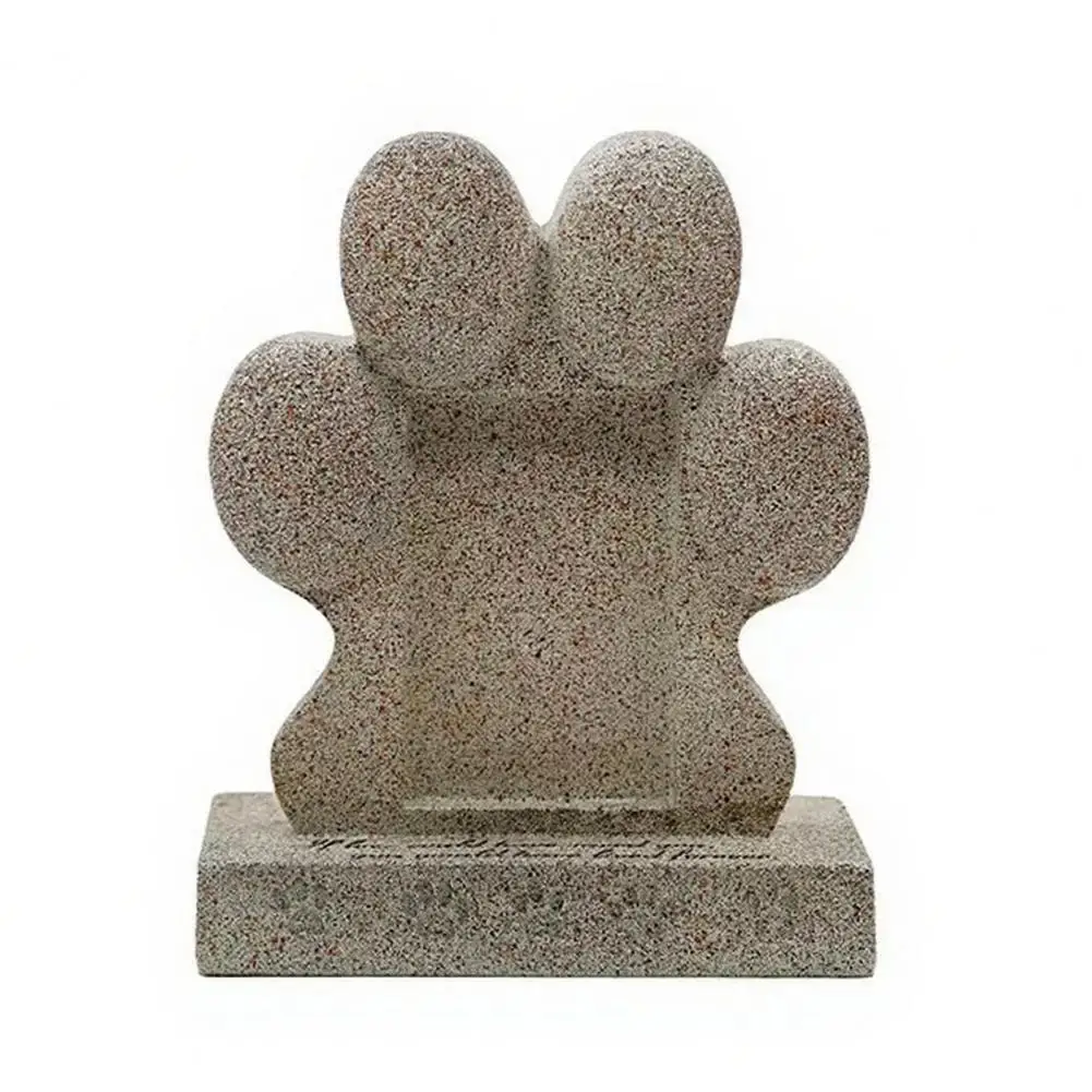Paw Print Keepsake Frame Imitation Stone Pet Tombstone with Paw Print Photo Frame Weather-resistant Resin Stone Custom Engraved
Paw Print Keepsake Frame Imitation Stone Pet Tombstone with Paw Print Photo Frame Weather-resistant Resin Stone Custom Engraved