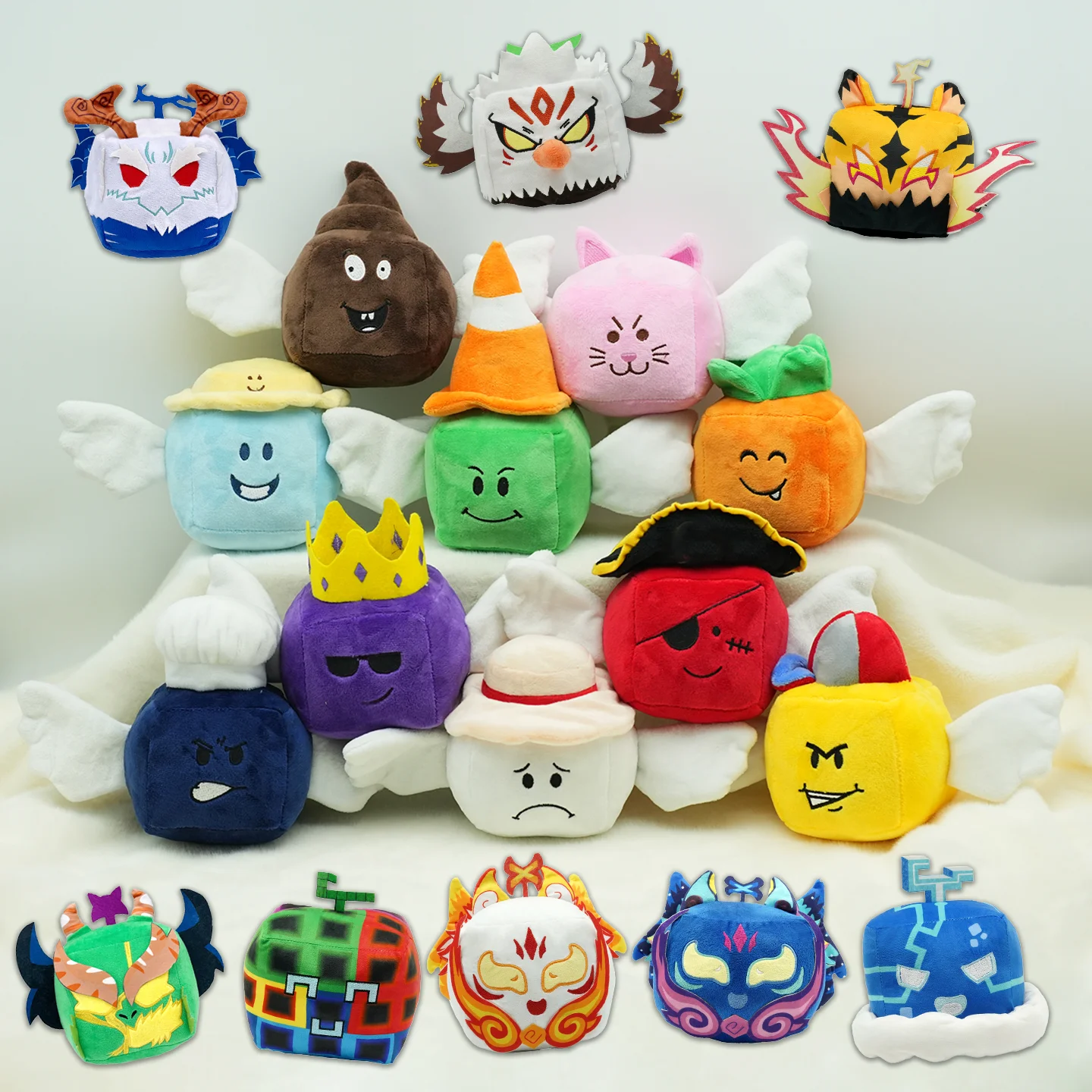 TreasuringU New Fruits Blox Plush Toys Become Luck Block Anime Game Stuffed Toy Devil Fruit Soft Dolls Kids Birthday Gifts
TreasuringU New Fruits Blox Plush Toys Become Luck Block Anime Game Stuffed Toy Devil Fruit Soft Dolls Kids Birthday Gifts