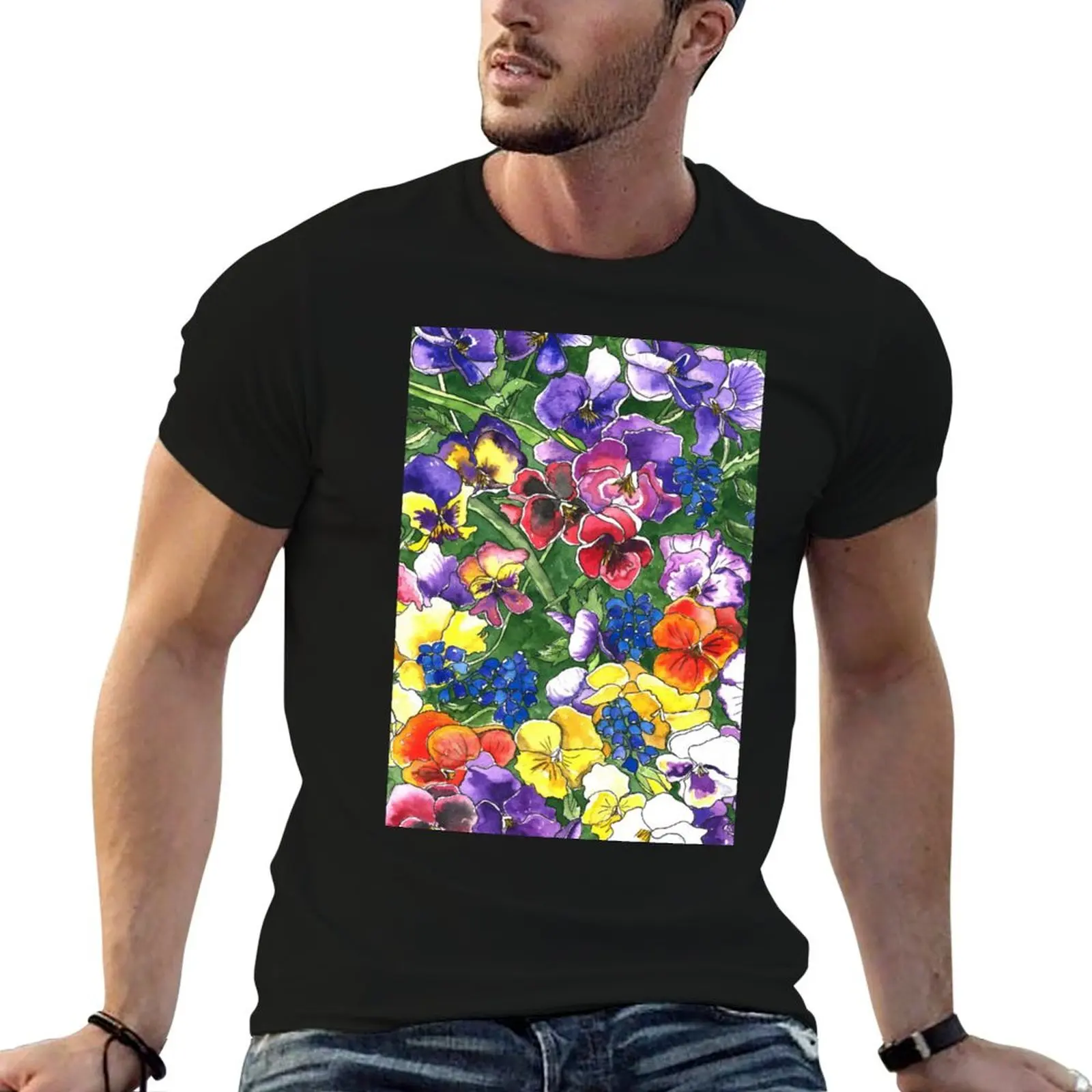 Pansies T-Shirt man t shirt summer t shirts designer anime t shirts for man T-shirt
Pansies T-Shirt man t shirt summer t shirts designer anime t shirts for man T-shirt