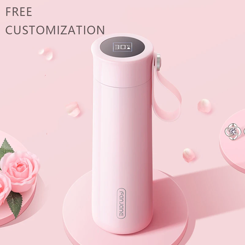 Ladies Portable Smart Temperature Display Thermos Cup Alarm Clock Reminder Drinking Gift Water Bottle Customization 400ml
Ladies Portable Smart Temperature Display Thermos Cup Alarm Clock Reminder Drinking Gift Water Bottle Customization 400ml