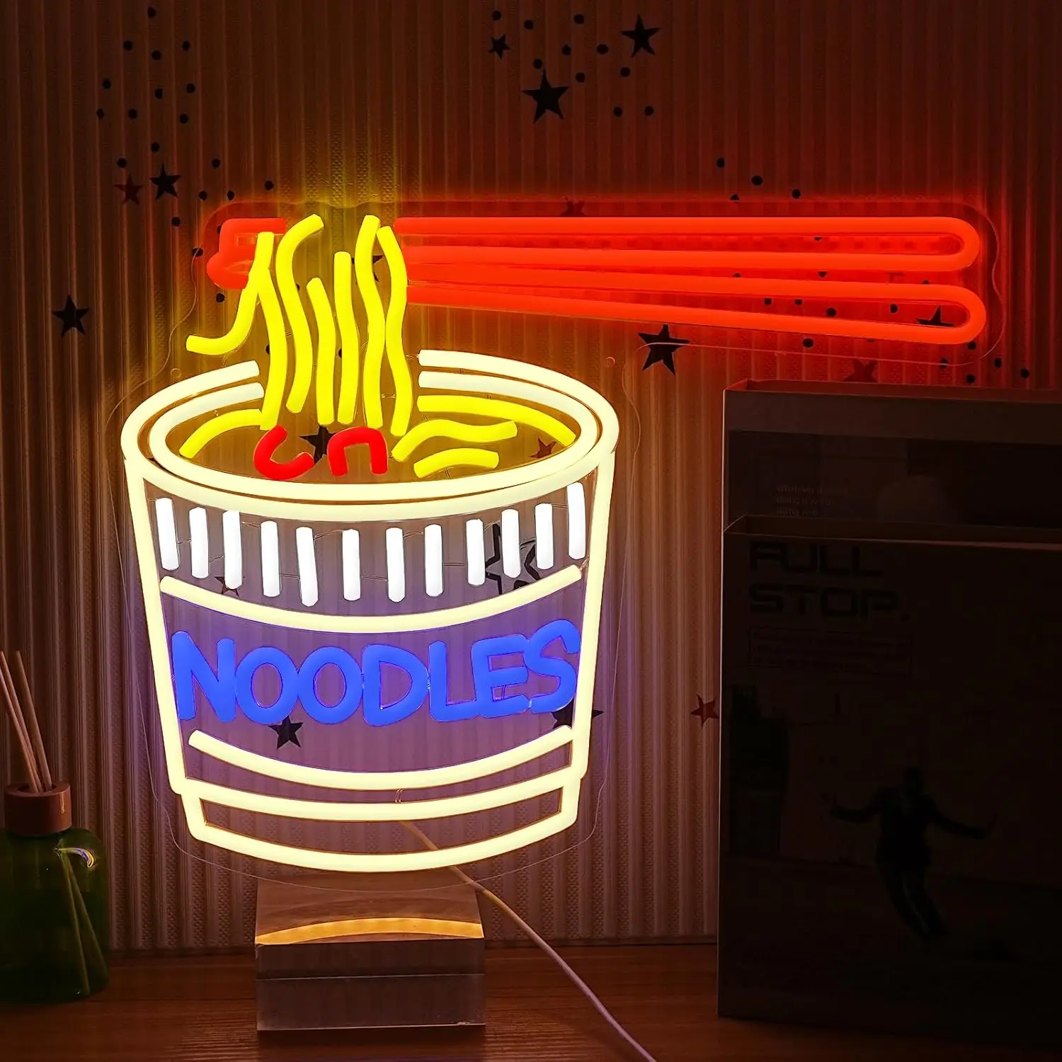 Instant Noodles Neon Sign Business Art Wall Light USB Power Noodles LED Light for Restaurant Gaming Room Bar Decoration Gift
Instant Noodles Neon Sign Business Art Wall Light USB Power Noodles LED Light for Restaurant Gaming Room Bar Decoration Gift