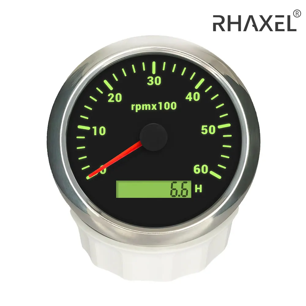 RHAXEL 85mm Tachometer RPM Meter Gauge 3K 4K 6K 7K 8K RPM with LCD Hourmeter 7 Colors Backlight 9-32V for Auto Ship Motorcycle
RHAXEL 85mm Tachometer RPM Meter Gauge 3K 4K 6K 7K 8K RPM with LCD Hourmeter 7 Colors Backlight 9-32V for Auto Ship Motorcycle