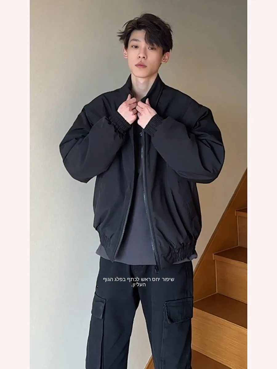 American Style Pilot Jacket Men's Winter Thickened Warm Cool Waterproof Cotton Clothes Outerwear Fleece Lined Zipper Closure
American Style Pilot Jacket Men's Winter Thickened Warm Cool Waterproof Cotton Clothes Outerwear Fleece Lined Zipper Closure