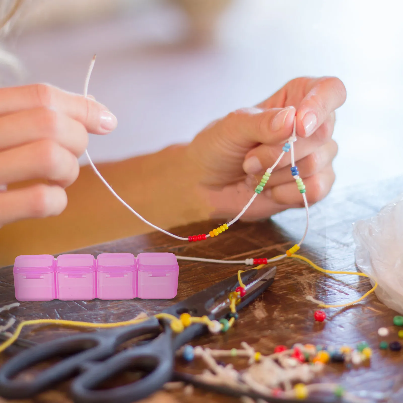 4Pcs High-Quality Plastic Diamond Drill Storage Box 28 Compartments for DIY Jewelry Beads Glitter Powder Nail Art Rhinestone
4Pcs High-Quality Plastic Diamond Drill Storage Box 28 Compartments for DIY Jewelry Beads Glitter Powder Nail Art Rhinestone