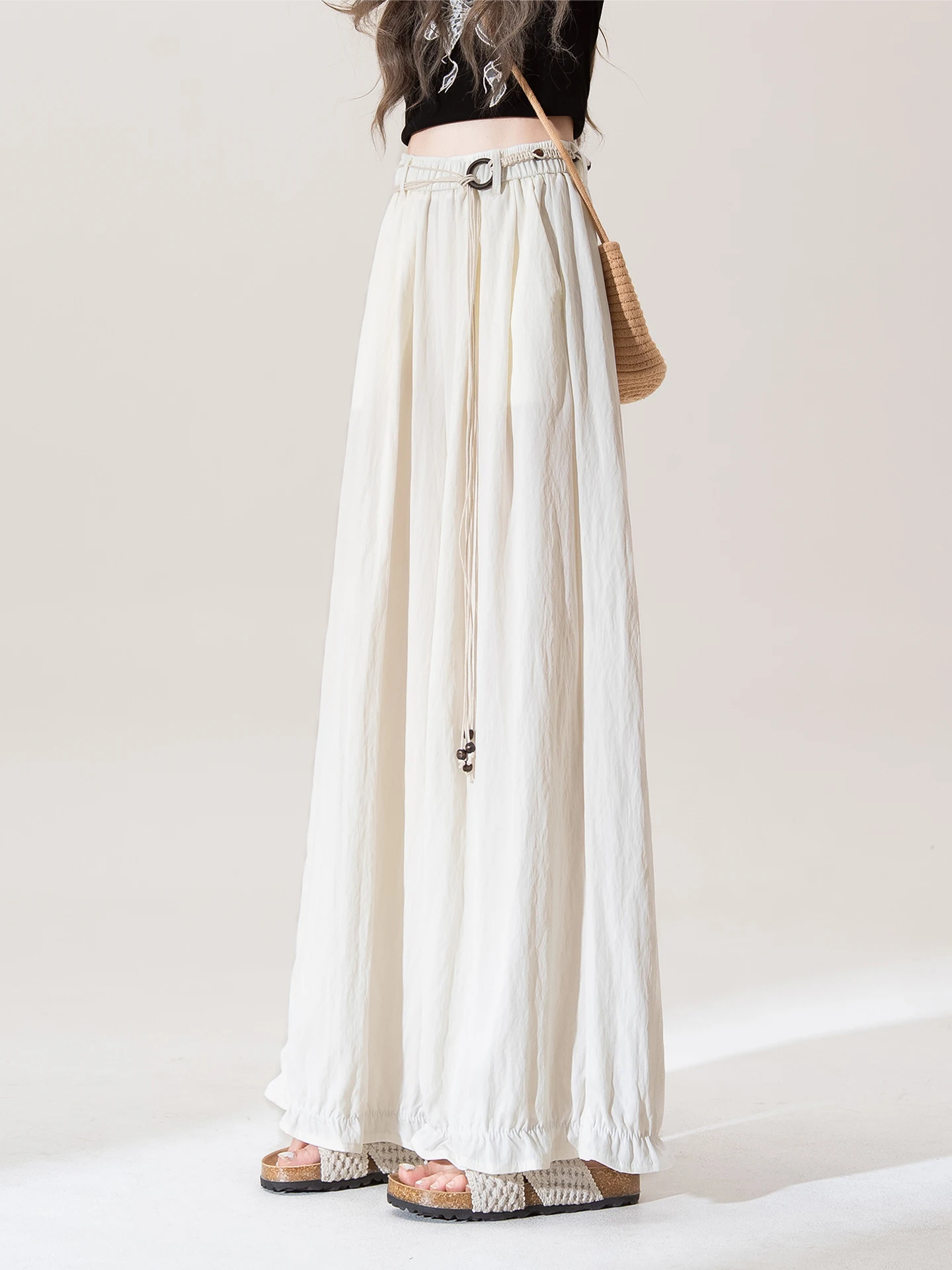 High Waist Wide Leg Pants plus Size Women's Loose Straight Cut Trousers Casual Versatile High Waist Slimming Spring Autumn
High Waist Wide Leg Pants plus Size Women's Loose Straight Cut Trousers Casual Versatile High Waist Slimming Spring Autumn