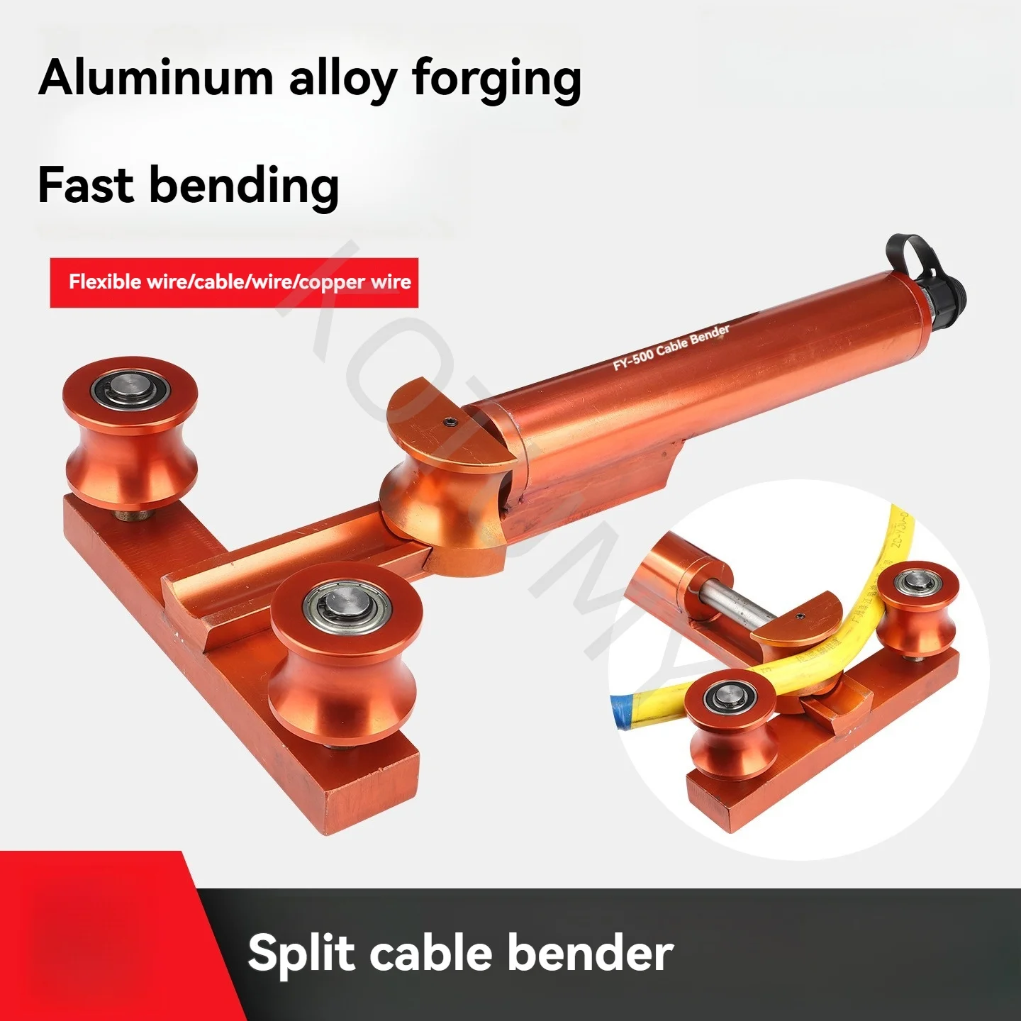 Hydraulic Cable Bending Machine Suitable For Manually Non Bendable Hard Materials Such As Wires, Cables, Iron Wires
Hydraulic Cable Bending Machine Suitable For Manually Non Bendable Hard Materials Such As Wires, Cables, Iron Wires