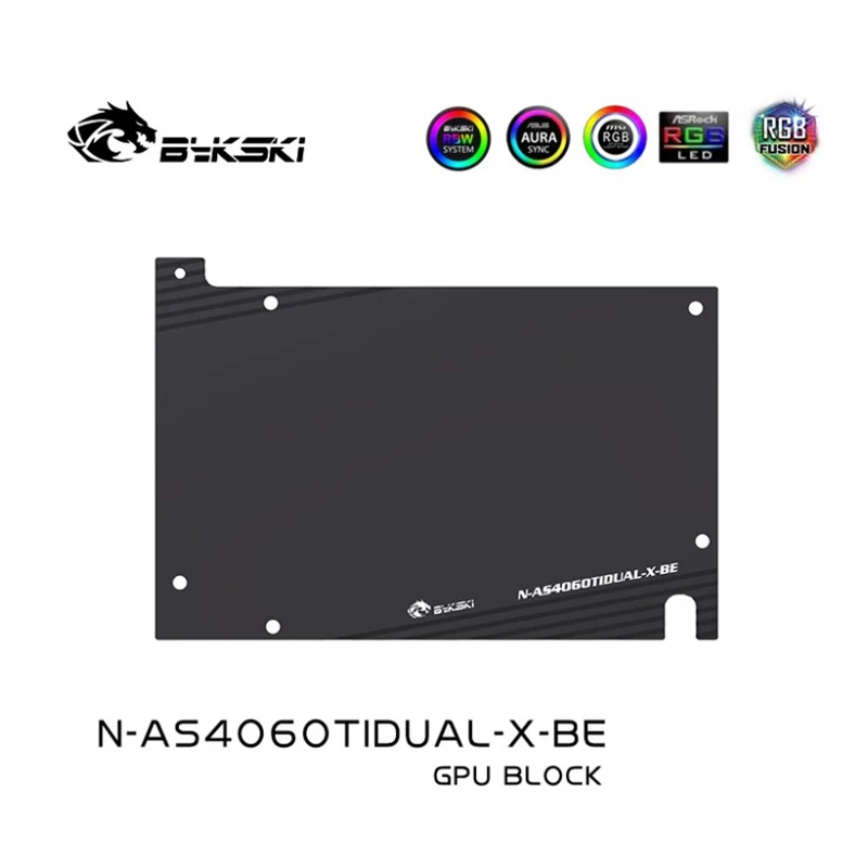 Водяной блок графического процессора Bykski N-AS4060TIDUAL-X для видеокарты ASUS Dual GeForce RTX 4060 Ti OC/радиатора водяного охлаждения/Dense Waterways
Водяной блок графического процессора Bykski N-AS4060TIDUAL-X для видеокарты ASUS Dual GeForce RTX 4060 Ti OC/радиатора водяного охлаждения/Dense Waterways