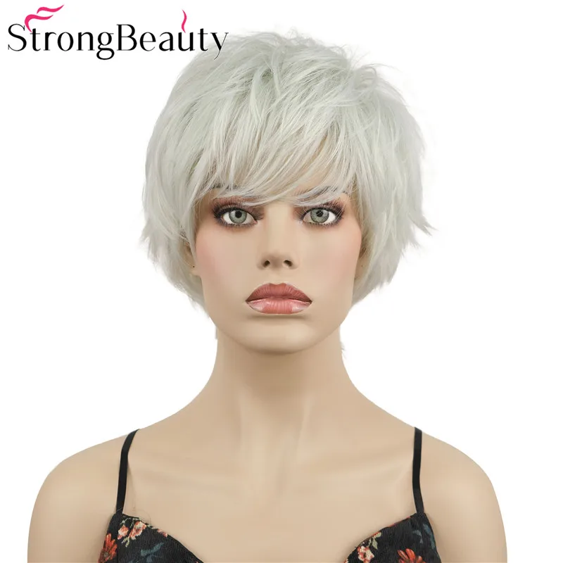 StrongBeauty Short Straight Grey Synthetic Wigs Women Hair Capless Daily Cosplay Wig Heat Resistant
StrongBeauty Short Straight Grey Synthetic Wigs Women Hair Capless Daily Cosplay Wig Heat Resistant