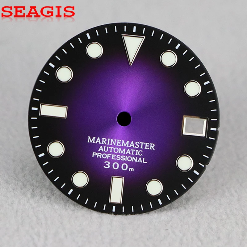 SEAGIS Marinemaster Универсальный циферблат 28,5 мм, механизмы NH35, модифицированные Serials Skx007, циферблат Sunburst или матовый циферблат часов без логотипа
SEAGIS Marinemaster Универсальный циферблат 28,5 мм, механизмы NH35, модифицированные Serials Skx007, циферблат Sunburst или матовый циферблат часов без логотипа