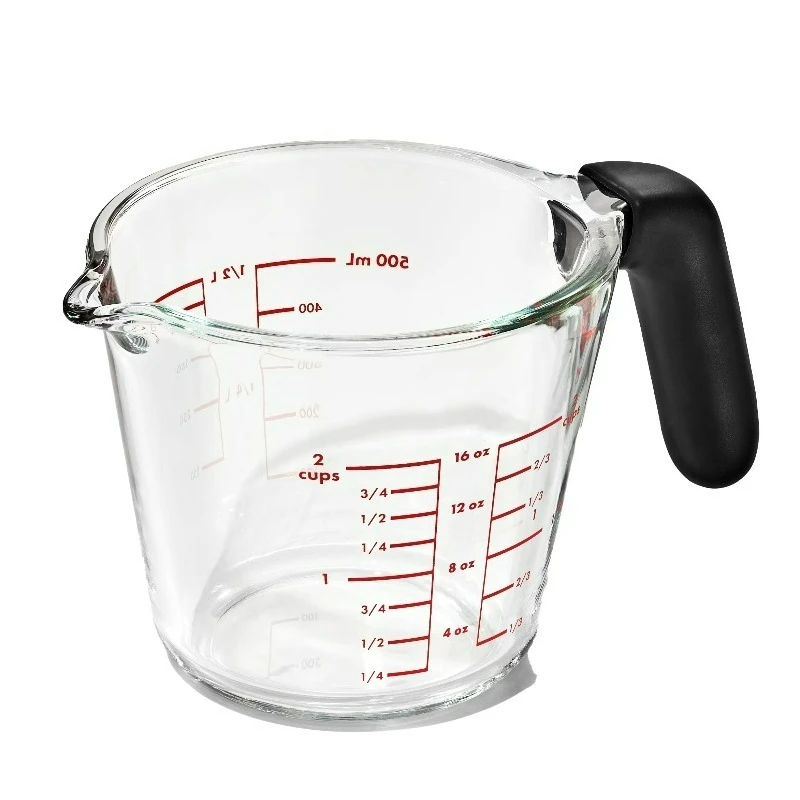 2 Cup Glass Measuring Cup, Clear
2 Cup Glass Measuring Cup, Clear
