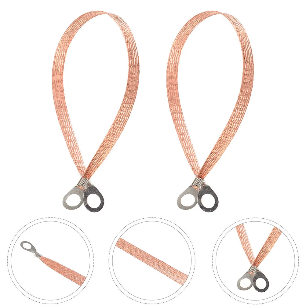 4Pcs Battery Jumper Cables Automotive Ground Straps Braided Copper Wire Connectors Engine Ground Strap Kit Vehicle Grounding
4Pcs Battery Jumper Cables Automotive Ground Straps Braided Copper Wire Connectors Engine Ground Strap Kit Vehicle Grounding