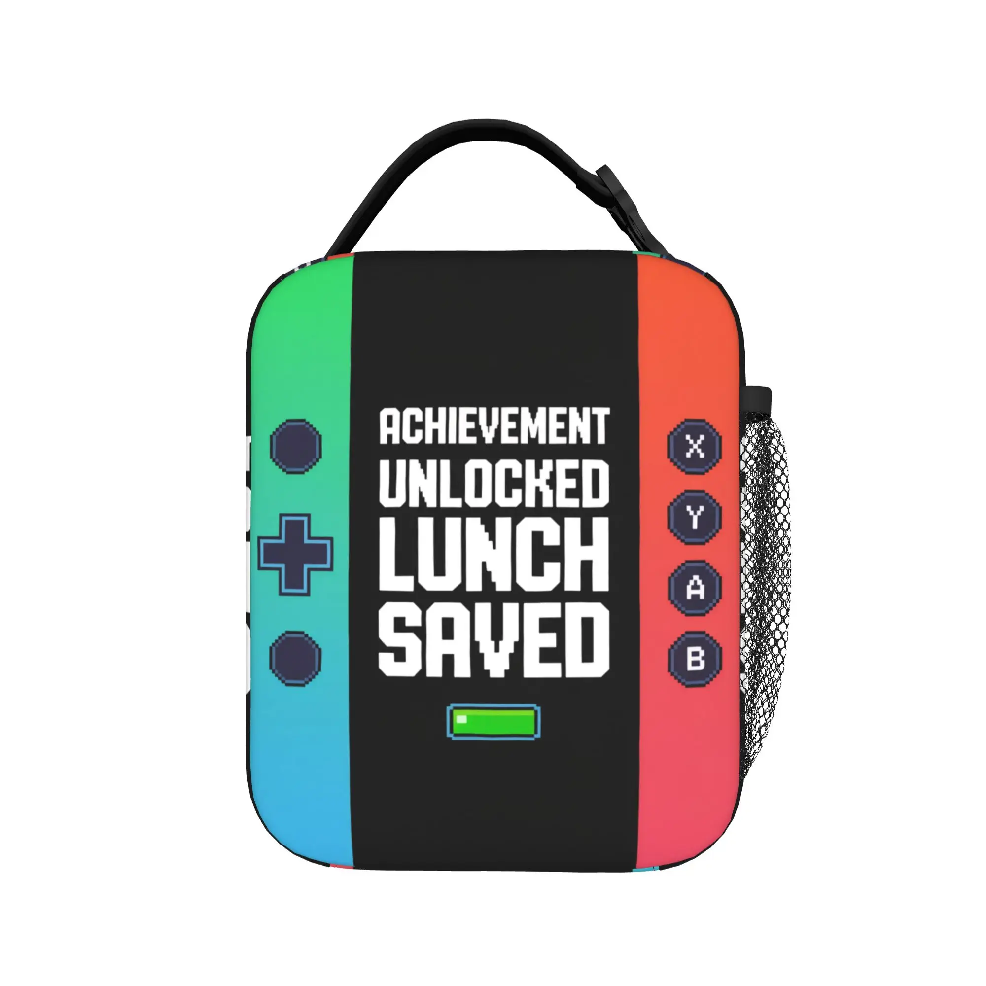 Gamer Insulated Lunch Box for Boys Video Game Theme Lunch Bag for School Kids Gaming Lover Tote with Bottle Holder Meal Carrier
Gamer Insulated Lunch Box for Boys Video Game Theme Lunch Bag for School Kids Gaming Lover Tote with Bottle Holder Meal Carrier