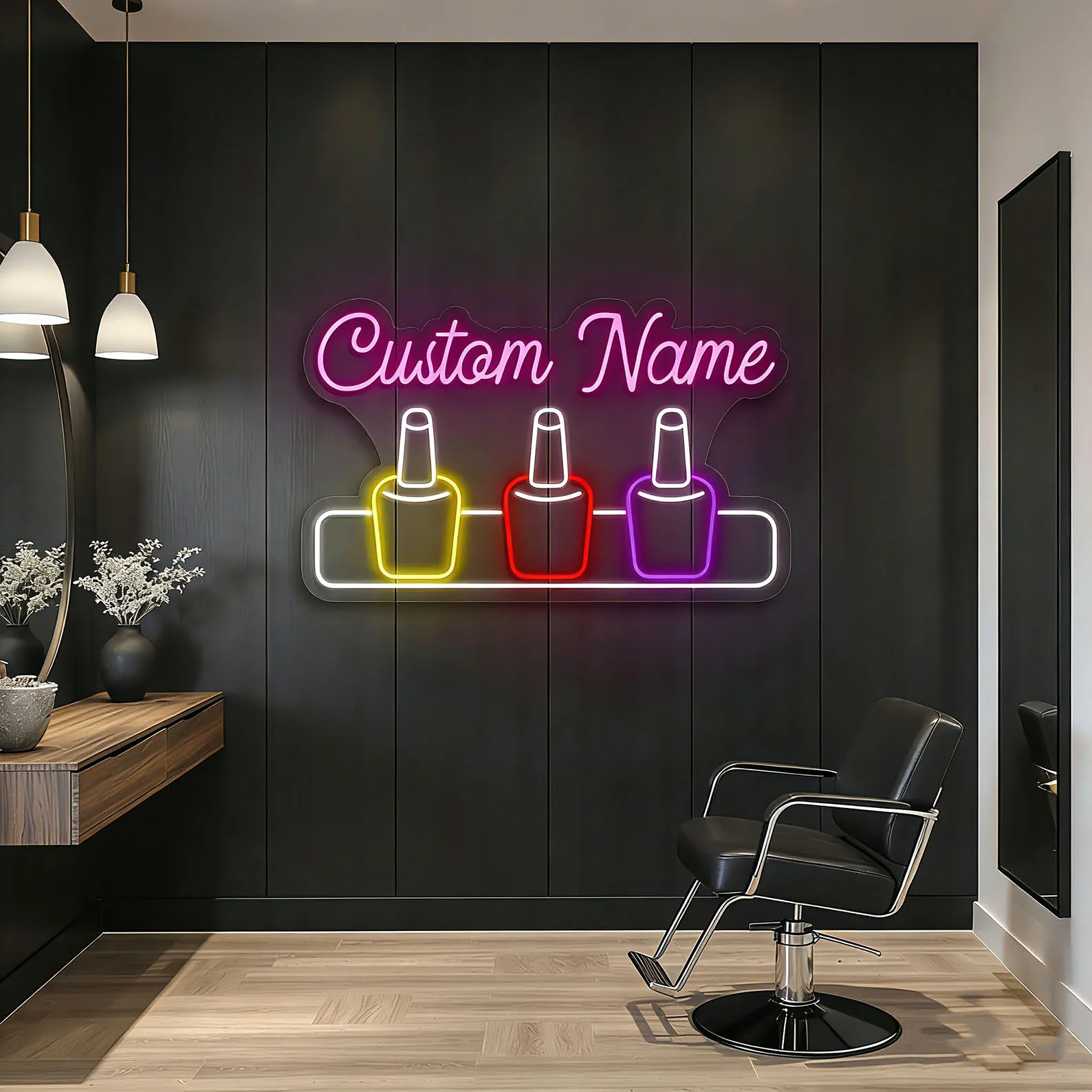 Неоновая вывеска для маникюрного салона с индивидуальным названием, вывеска с текстом на заказ, декор для ногтевой студии, подарок для маникюрного салона, вывеска «Открыто», вывеска с логотипом лака для ногтей
Неоновая вывеска для маникюрного салона с индивидуальным названием, вывеска с текстом на заказ, декор для ногтевой студии, подарок для маникюрного салона, вывеска «Открыто», вывеска с логотипом лака для ногтей