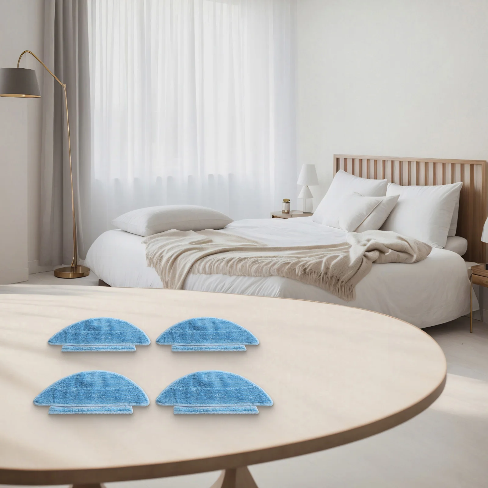 Pack of 4 Washable Mop Cloths Compatible with For Lubluelu For SL60 Plus Robot Vacuum Cleaner for Easy Cleaning
Pack of 4 Washable Mop Cloths Compatible with For Lubluelu For SL60 Plus Robot Vacuum Cleaner for Easy Cleaning